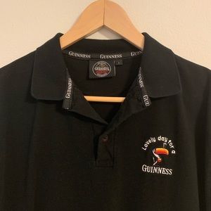 Guinness polo shirt men’s large